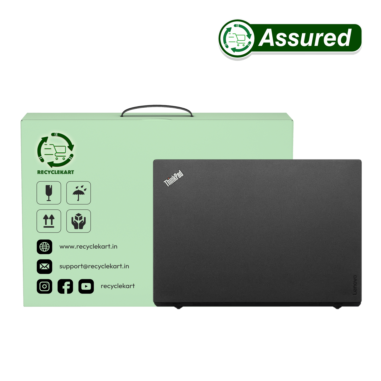 Refurbished Laptop Lenovo ThinkPad L460 14-inch display showcasing slim design