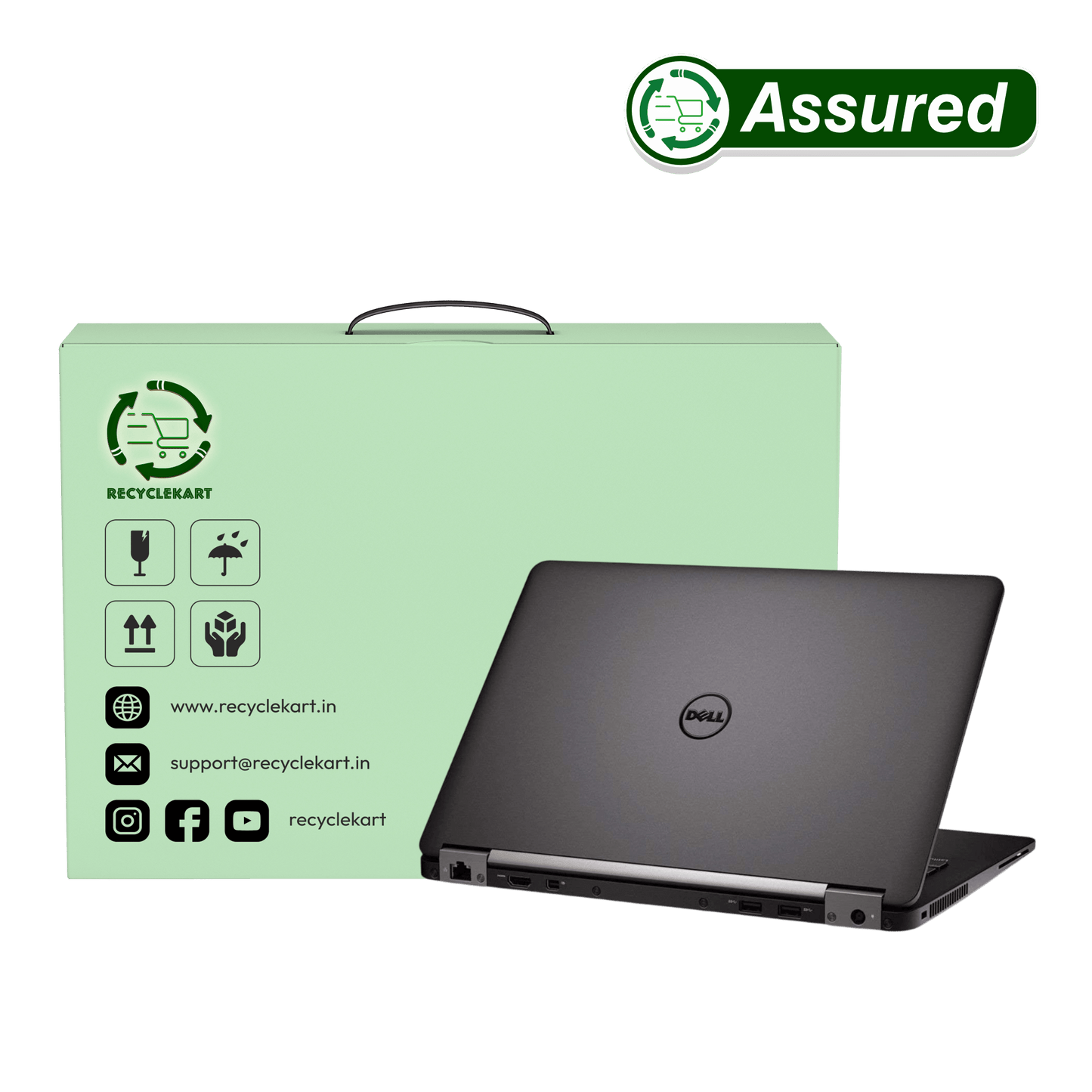 (Refurbished) Dell Latitude 7270 6th Gen Laptop | Windows 11 | Ms Office | Intel HD Graphics | 12.5 Inch Black