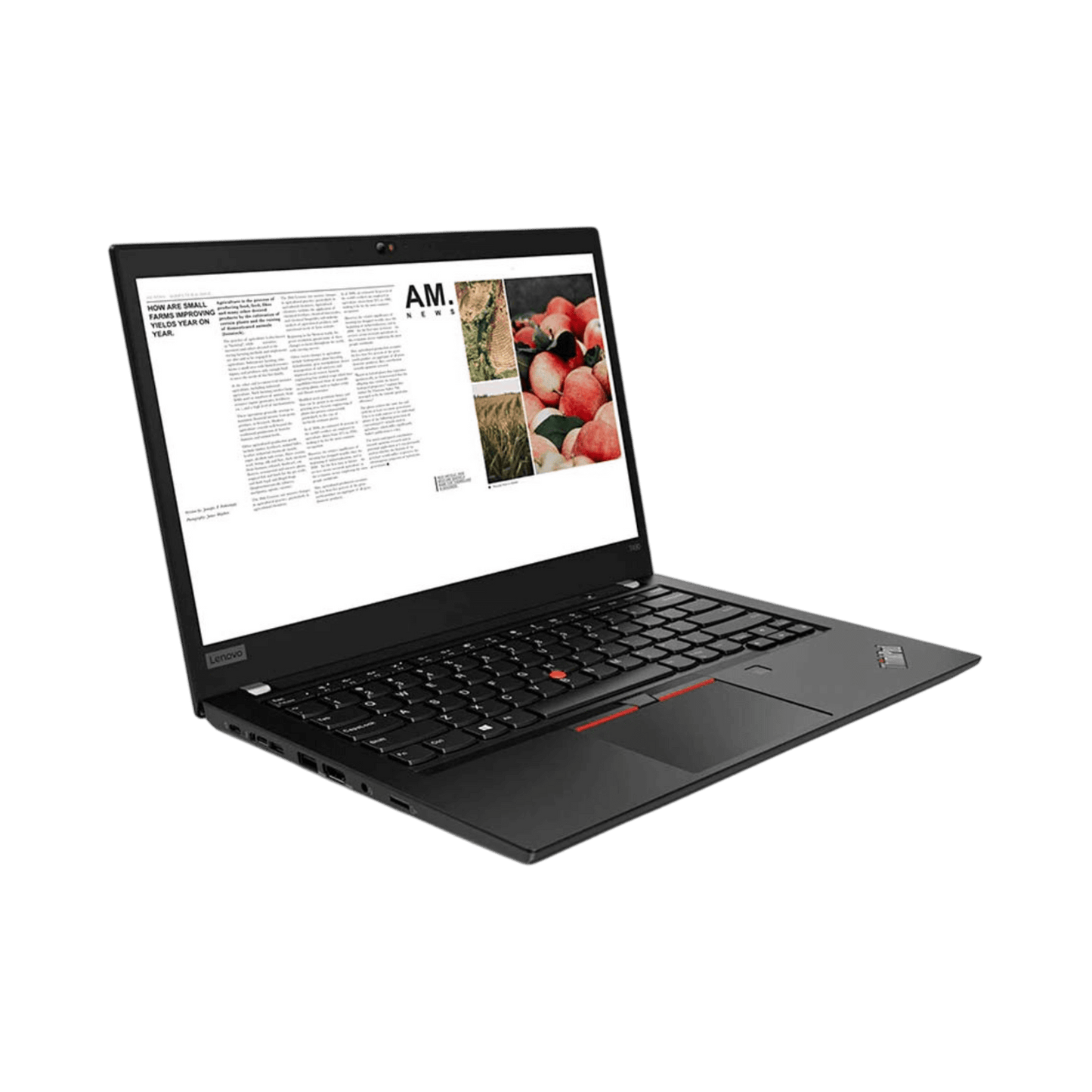 (Refurbished) Lenovo ThinkPad T490 8th Gen Laptop | Windows 11 | Ms Office | Intel HD Graphics | 14 Inch Black