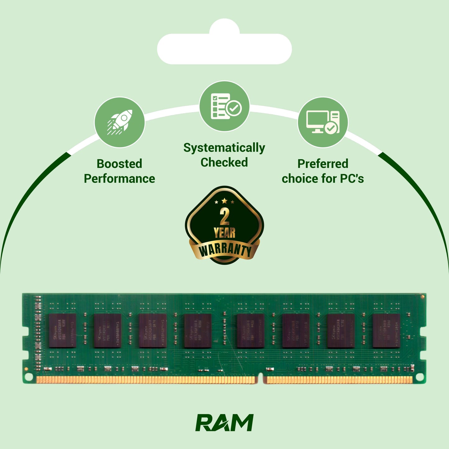 16 GB DDR4 desktop RAM — Computer Ram for cpu