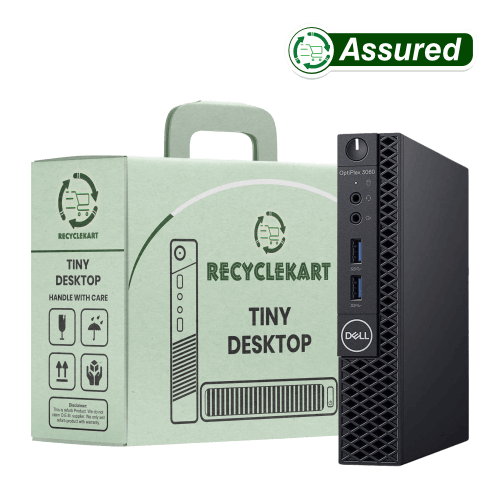 Dell OptiPlex 8th Gen refurbished mini PC with compact and durable design for office and home workstations