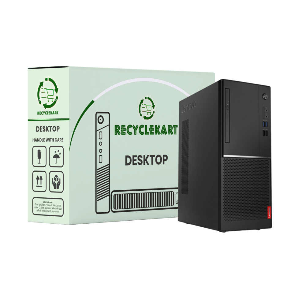 (Refurbished) Lenovo SFF V520 i3 7th Gen Desktop | 8GB Ram | 256GB SSD | Windows 11 | Ms Office | Intel HD Graphics