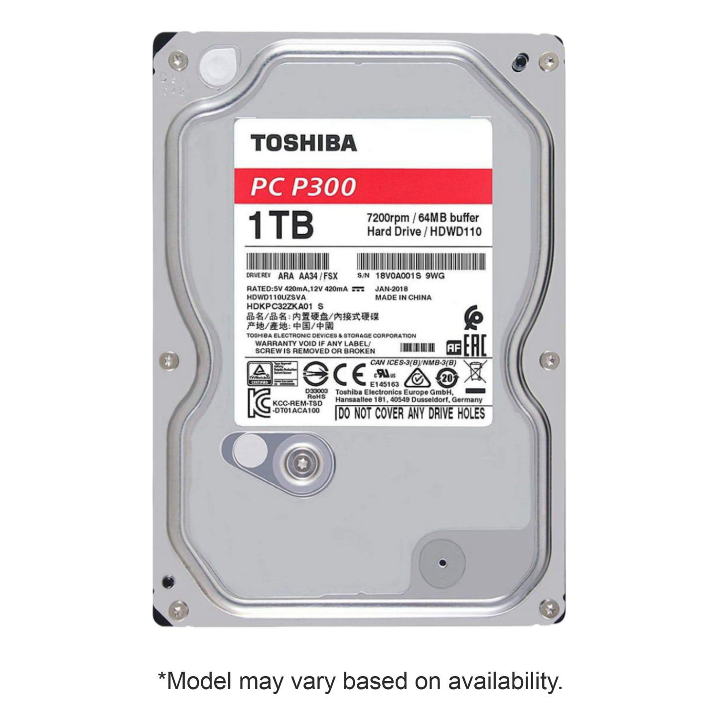 (Open Box) 1 Tb Desktop HDD | Seagate/Toshiba/WD | 1 Year Warranty | High Performance