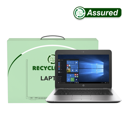 Refurbished Laptop HP 820 G4 i5 7th Gen front view with Windows 11 and MS Office