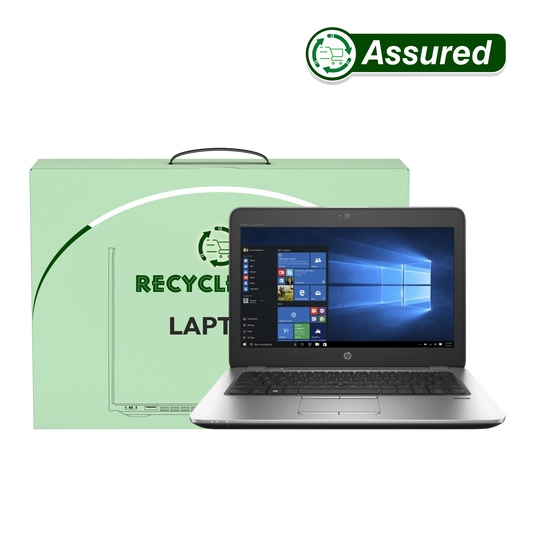 Refurbished Laptop HP 820 G4 i5 7th Gen front view with Windows 11 and MS Office