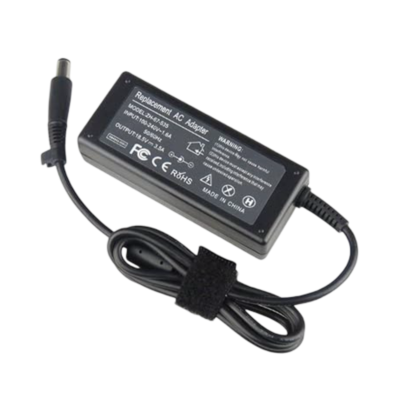 HP 65W Big Pin Laptop Charger | 19.5V 3.33A 7.4mm Big Pin | Compatible with Laptops and Mini PC