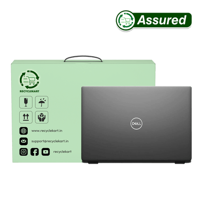 (Refurbished) Dell Latitude 3410 i5 10th Gen Laptop | 8 GB RAM | 256 GB SSD | Windows 11 | Ms Office | Intel HD Graphics | 14 Inch Black