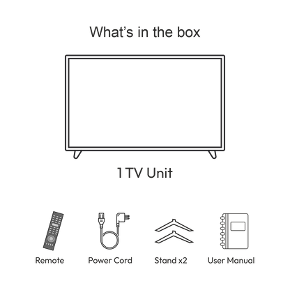 (NEW) Android Smart LED TV | 43 Inch | Android OS | Google Assistant | Full HD Display | 1 Year Warranty