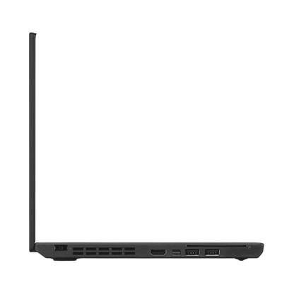 Refurbished Laptop Lenovo ThinkPad X260 side profile highlighting durable build