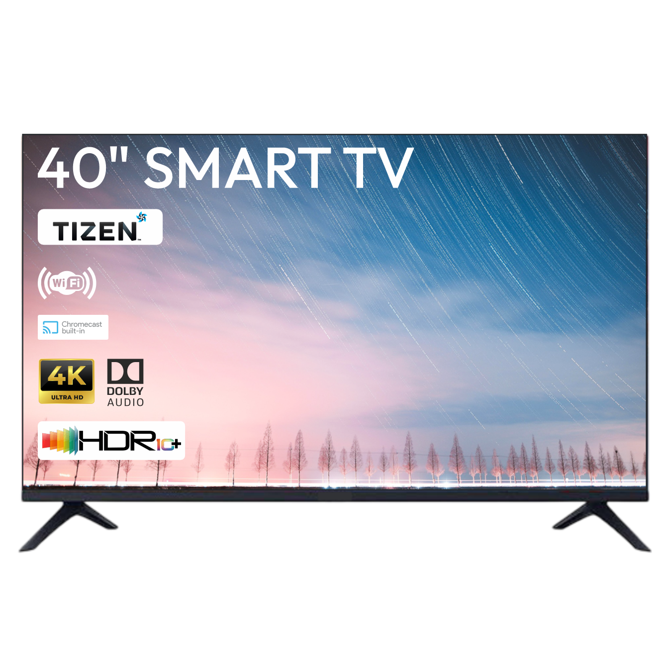 (NEW) Tizen Smart LED TV | 40 Inch | Tizen OS | Google Assistant | 4K UHD Display | 1 Year Warranty