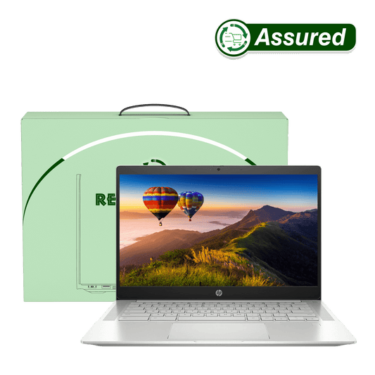 Refurbished Chromebook HP Chromebook C640 i5 front view with Chrome OS