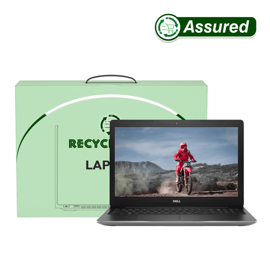 Front view of refurbished laptop Dell Inspiron 3584 i3 7th Gen with Windows 11, 8GB RAM, and 256GB SSD for dependable everyday use