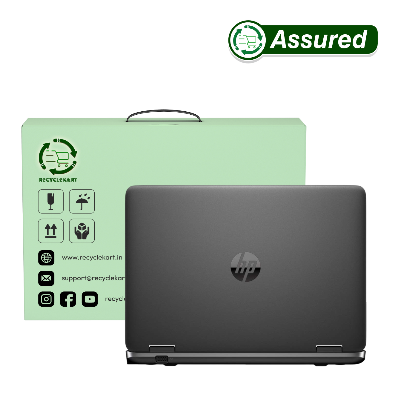 (Refurbished) HP Elitebook 640 G2 | i5 6th Gen Laptop | 8 GB RAM | 256 GB SSD | Windows 11 | Ms Office | Intel HD Graphics | 14 Inch Display