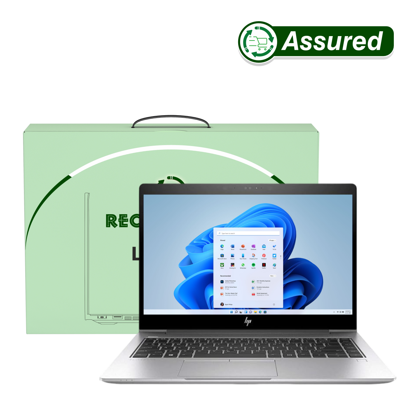 (Refurbished) HP Elitebook 640 G5 | i5 8th Gen Laptop | 4 GB RAM | 128 GB SSD | Windows 11 | Ms Office | Intel HD Graphics | 14 Inch Display