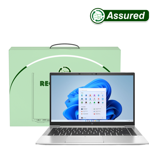(Refurbished) HP Elitebook 840 G7 | i5 10th Gen Laptop | 8 GB RAM | 256 GB SSD | Windows 11 | Ms Office | Intel HD Graphics | 14 Inch Display