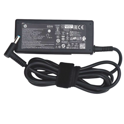 HP 65W Blue Pin Laptop Charger | 19.5V 3.33A | Compatible with Laptop and Mini PC