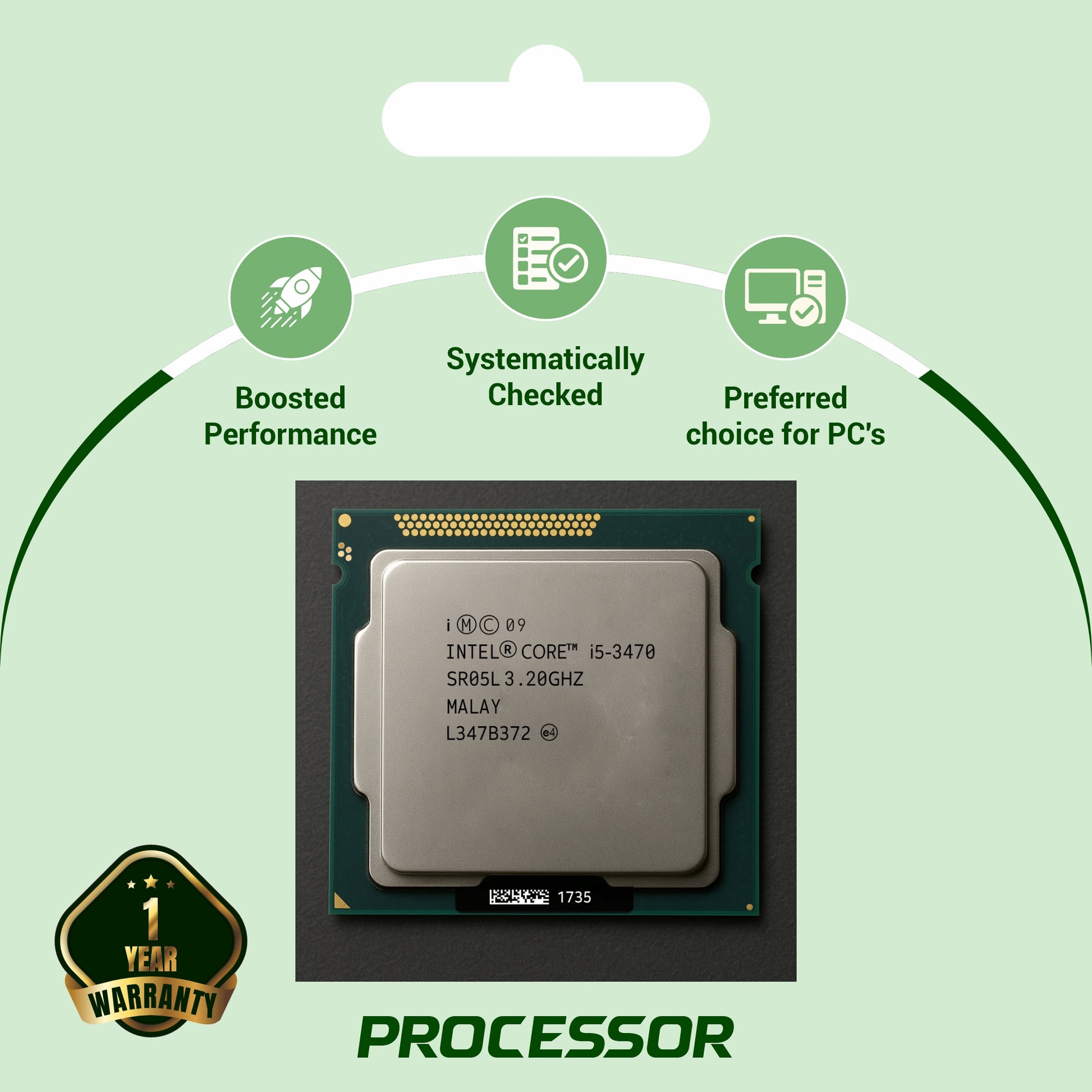 Intel Core i5 3rd Gen Processor for all motherboards
