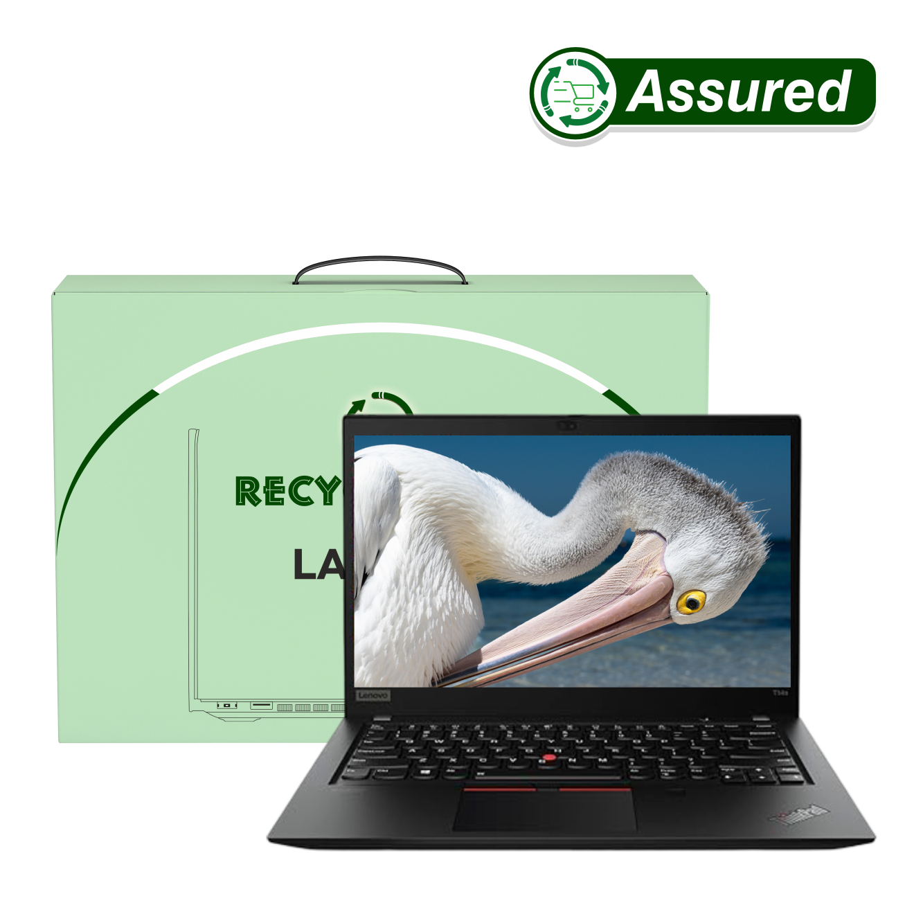 (Refurbished) Lenovo ThinkPad T14s | i7 10th Gen Laptop | 16 GB RAM | 256 GB SSD | Windows 11 | Ms Office | Intel HD Graphics | 14 Inch Black