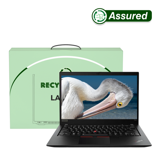 (Refurbished) Lenovo ThinkPad T14s | i7 10th Gen Laptop | 16 GB RAM | 512 GB SSD | Windows 11 | Ms Office | Intel HD Graphics | 14 Inch Black