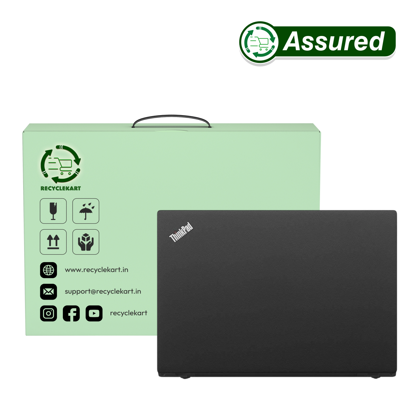 (Refurbished) Lenovo ThinkPad T14s | i7 10th Gen Laptop | 16 GB RAM | 256 GB SSD | Windows 11 | Ms Office | Intel HD Graphics | 14 Inch Black