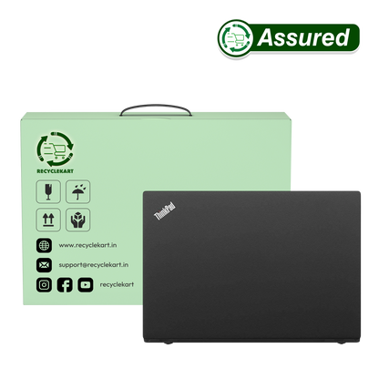 (Refurbished) Lenovo ThinkPad T14s | i7 10th Gen Laptop | 16 GB RAM | 256 GB SSD | Windows 11 | Ms Office | Intel HD Graphics | 14 Inch Black