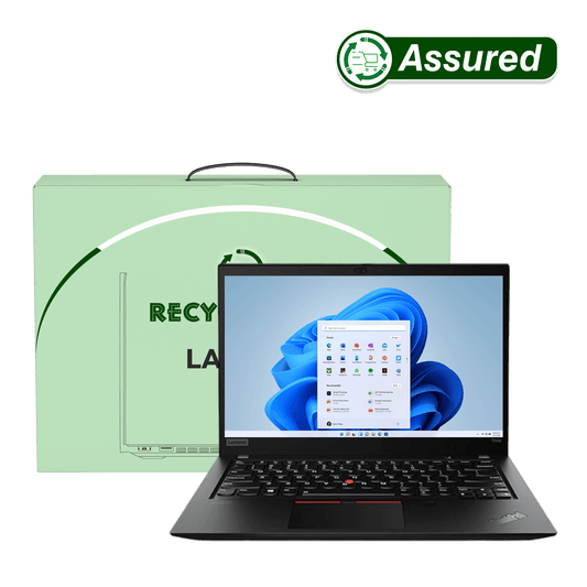 (Refurbished) Lenovo ThinkPad T14s | i7 10th Gen Laptop | 16 GB RAM | 256 GB SSD | Windows 11 | Ms Office | Intel HD Graphics | 14 Inch Black