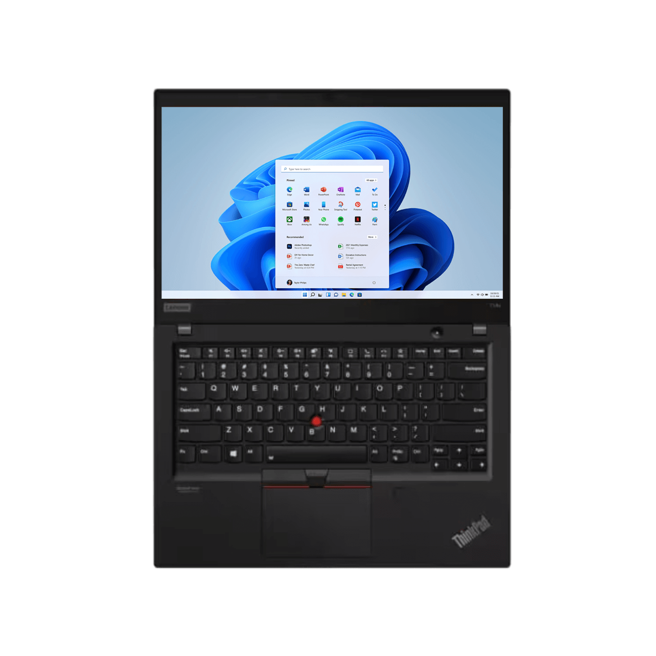 (Refurbished) Lenovo ThinkPad T14s | i7 10th Gen Laptop | 16 GB RAM | 512GB SSD | Windows 11 | Ms Office | Intel HD Graphics | 14 Inch Display