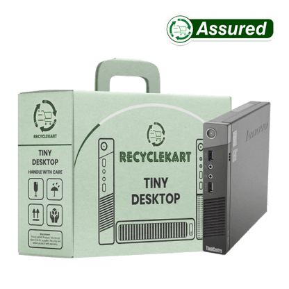 (Refurbished) Lenovo Thinkcentre i3 4th Gen Mini pc | 8Gb Ram | 256 Gb SSD | Windows 10 | Ms Office | Intel HD Graphics