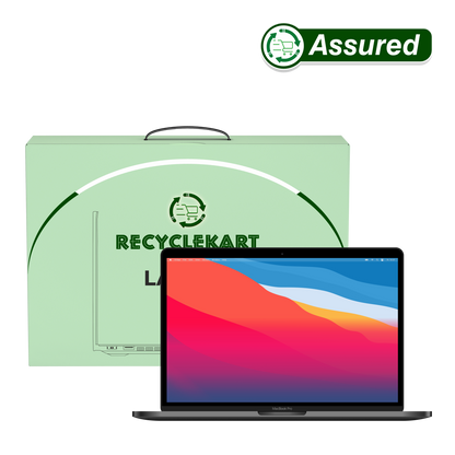 Refurbished Apple MacBook Pro A2251 with RecycleKart packaging and assured quality seal.