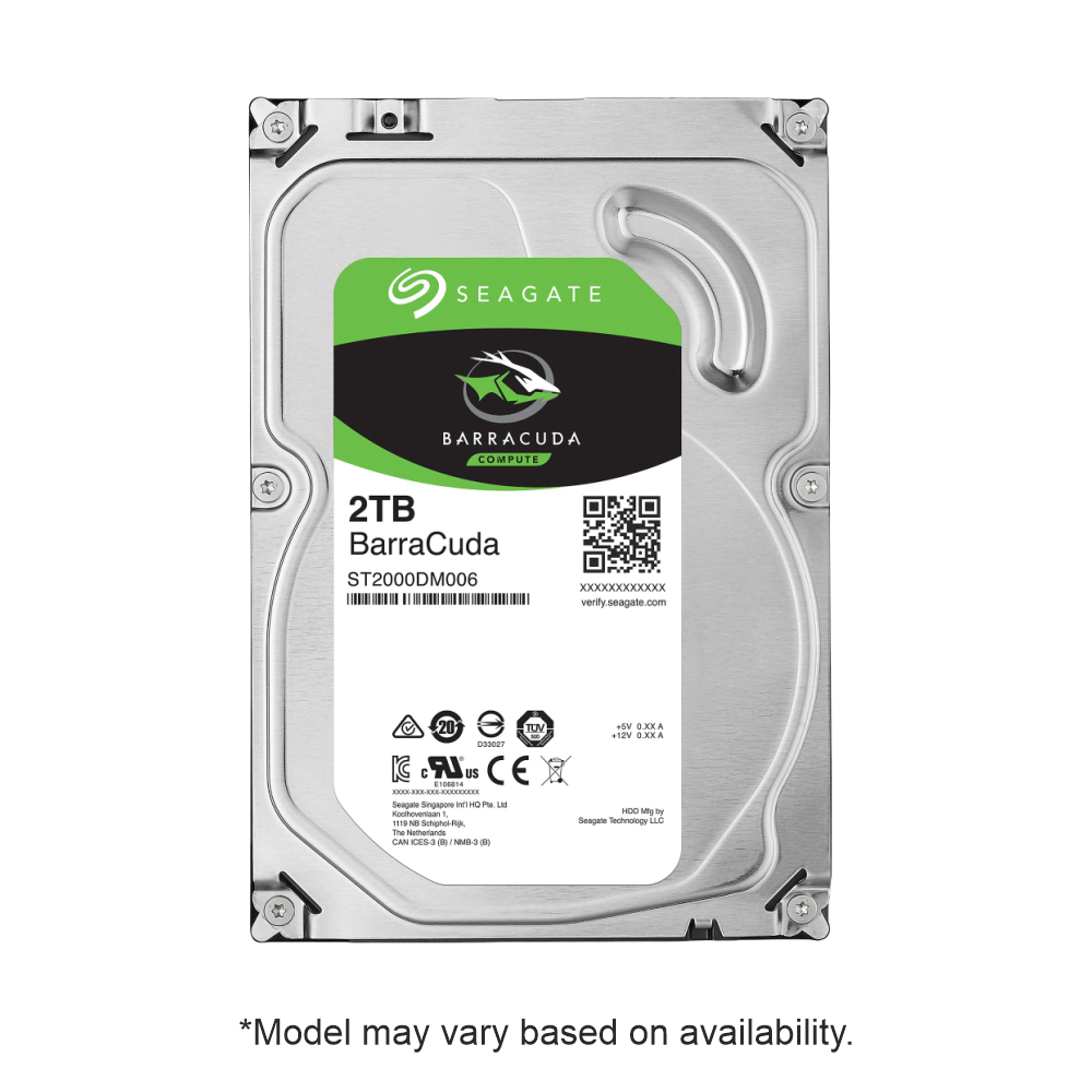 2 Tb Desktop HDD | Seagate/Toshiba/WD | 1 Year Warranty | High Performance