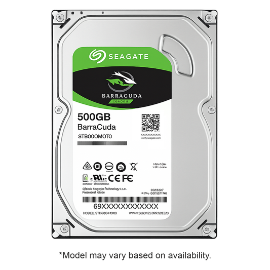 (Open Box) 500 Gb Desktop HDD | Seagate/Toshiba/WD | 1 Year Warranty | High Performance