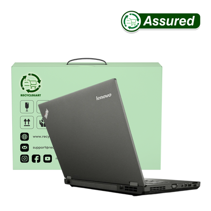 (Refurbished) Lenovo ThinkPad T440 | i5 4th Gen Laptop | 8 GB RAM | 256 GB SSD | Windows 11 | Ms Office | Intel HD Graphics | 14 Inch Black