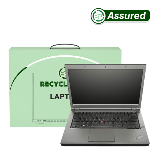(Refurbished) Lenovo ThinkPad T440 | i5 4th Gen Laptop | 8 GB RAM | 256 GB SSD | Windows 11 | Ms Office | Intel HD Graphics | 14 Inch Black