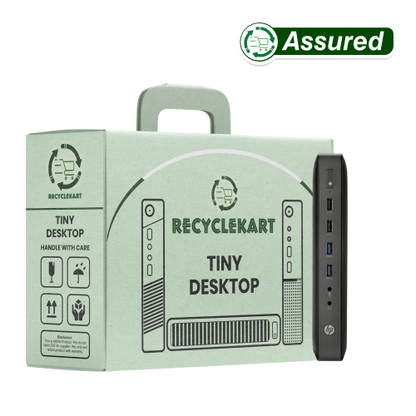 (Refurbished) HP T620 Thin Client Mini pc | AMD G-Series GX-415GA  | 4 GB RAM | 128 GB SSD | Windows 10 | MS Office | AMD Radeon HD Graphics