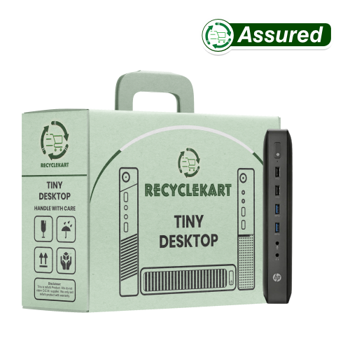 (Refurbished) HP T620 Thin Client Mini pc | AMD G-Series GX-415GA  | 4 GB RAM | 128 GB SSD | Windows 10 | MS Office | AMD Radeon HD Graphics