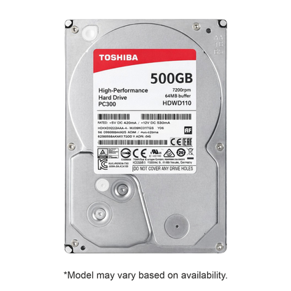(Open Box) 500 Gb Desktop HDD | Seagate/Toshiba/WD | 1 Year Warranty | High Performance