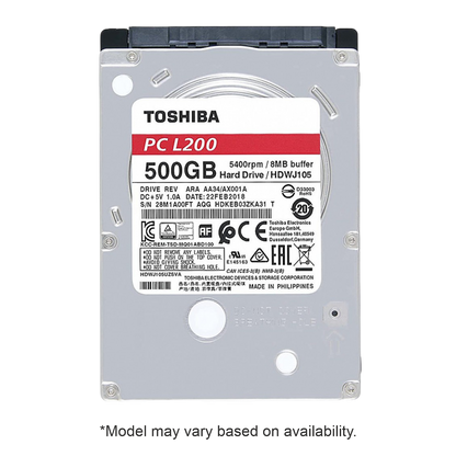 (Open Box) 500 Gb Laptop Internal HDD | Seagate/Toshiba/WD | 1 Year Warranty | High Performance