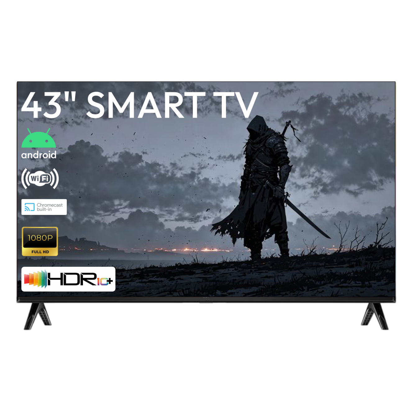 (NEW) Android Smart LED TV | 43 Inch | Android OS | Google Assistant | Full HD Display | 1 Year Warranty