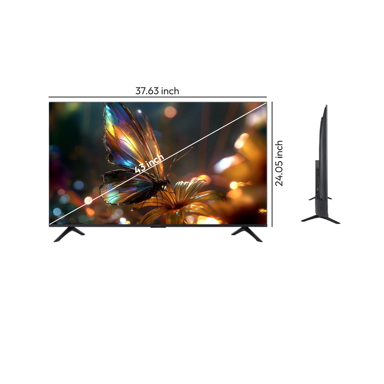 (NEW) Android Smart LED TV | 43 Inch | Android OS | Google Assistant | Full HD Display | 1 Year Warranty