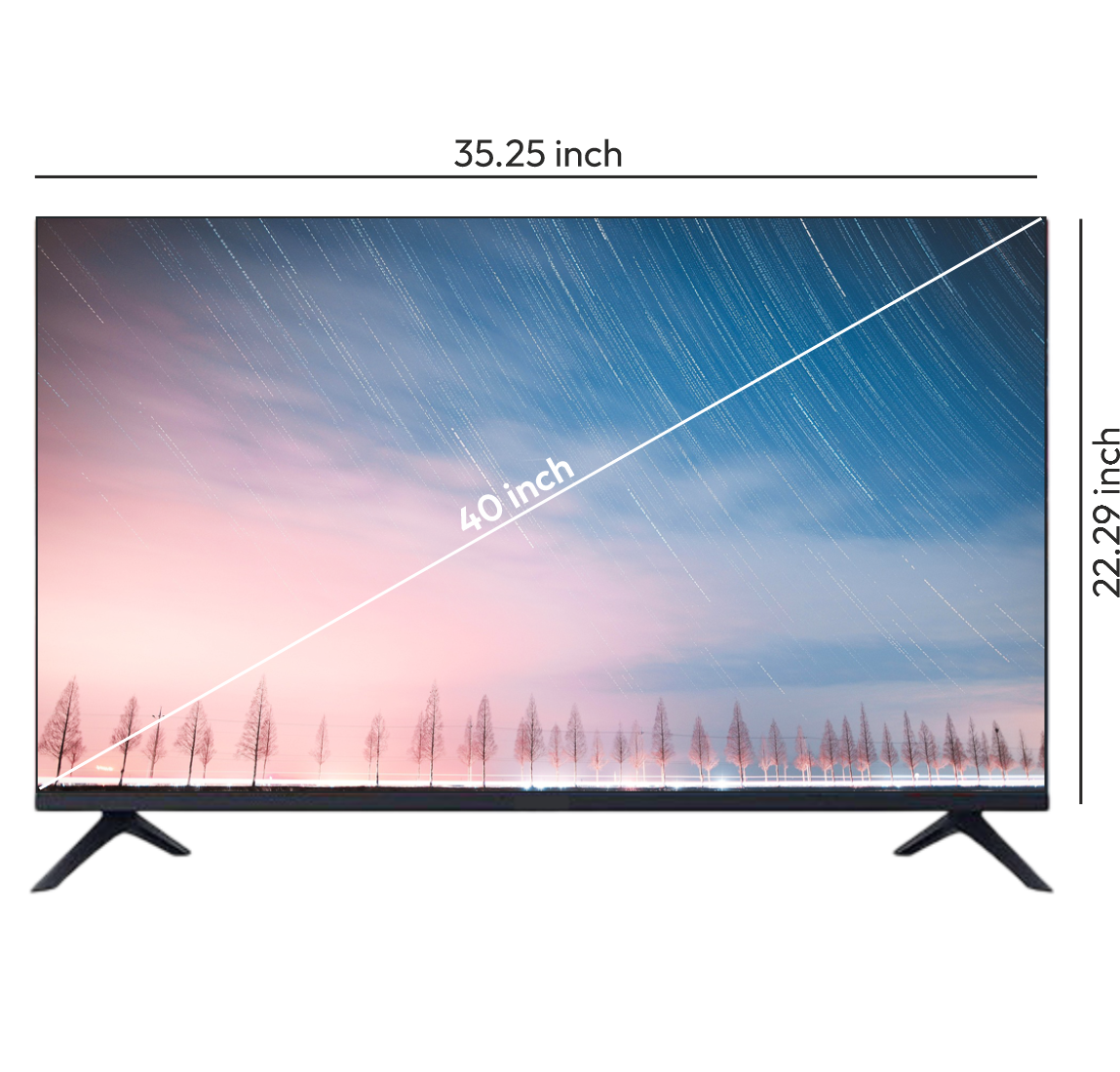 (NEW) Tizen Smart LED TV | 40 Inch | Tizen OS | Google Assistant | 4K UHD Display | 1 Year Warranty