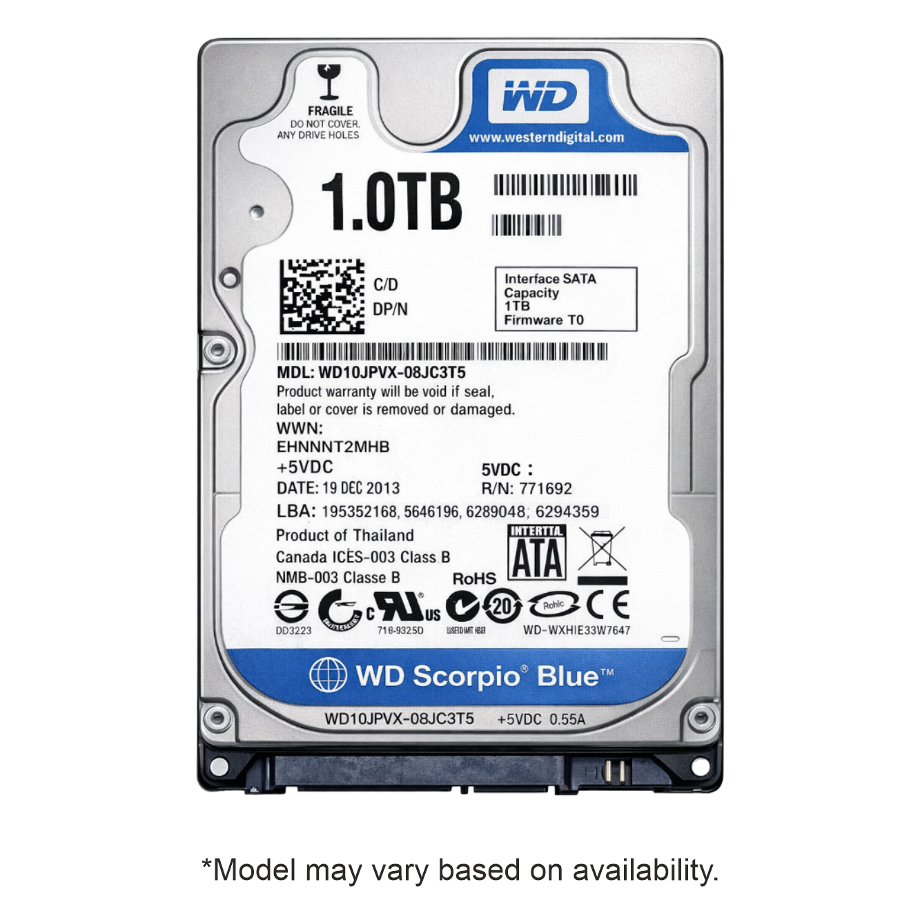 (Open Box) 1 Tb Laptop Internal HDD | Seagate/Toshiba/WD | 1 Year Warranty | High Performance