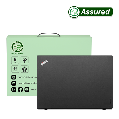 (Refurbished) Lenovo ThinkPad L460 | i3 6th Gen Laptop | 8 GB RAM | 256 GB SSD | Windows 11 | Ms Office | Intel HD Graphics | 14 Inch Black