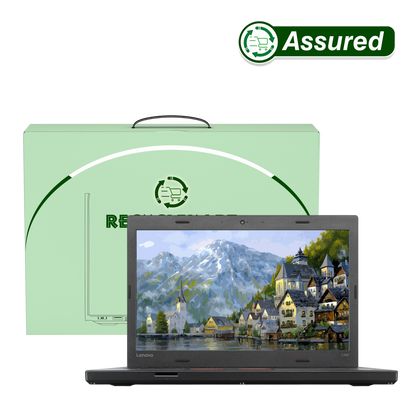 (Refurbished) Lenovo ThinkPad L460 | i3 6th Gen Laptop | 8 GB RAM | 256 GB SSD | Windows 11 | Ms Office | Intel HD Graphics | 14 Inch Black