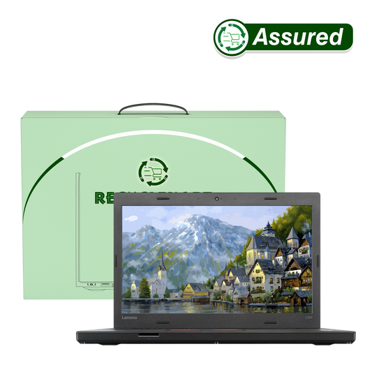 (Refurbished) Lenovo ThinkPad L450 | i3 5th Gen Laptop | 8 GB RAM | 256 GB SSD | Windows 11 | Ms Office | Intel HD Graphics | 14 Inch Black